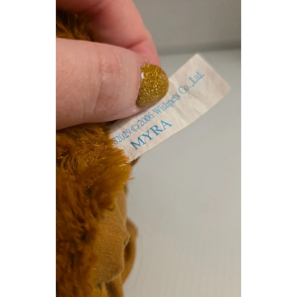 Wishpets Myra Moose Puppet Plush Stuffed Animal Brown Preowned Soft‎ Toy